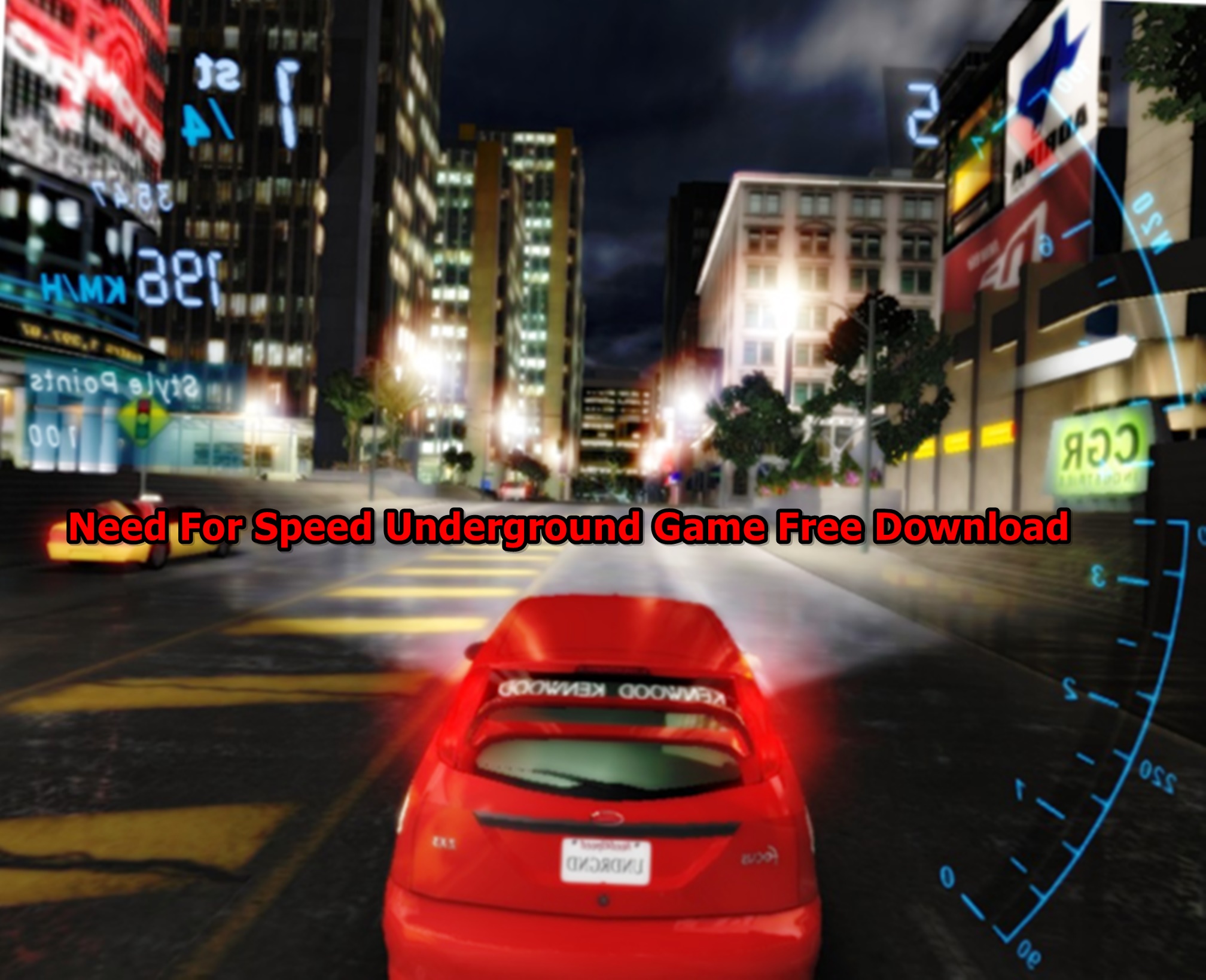 Need For Speed Underground Game Free Download