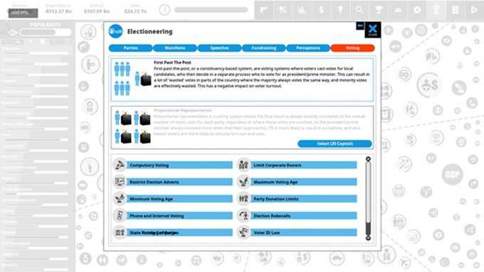 Democracy 4 Voting Systems