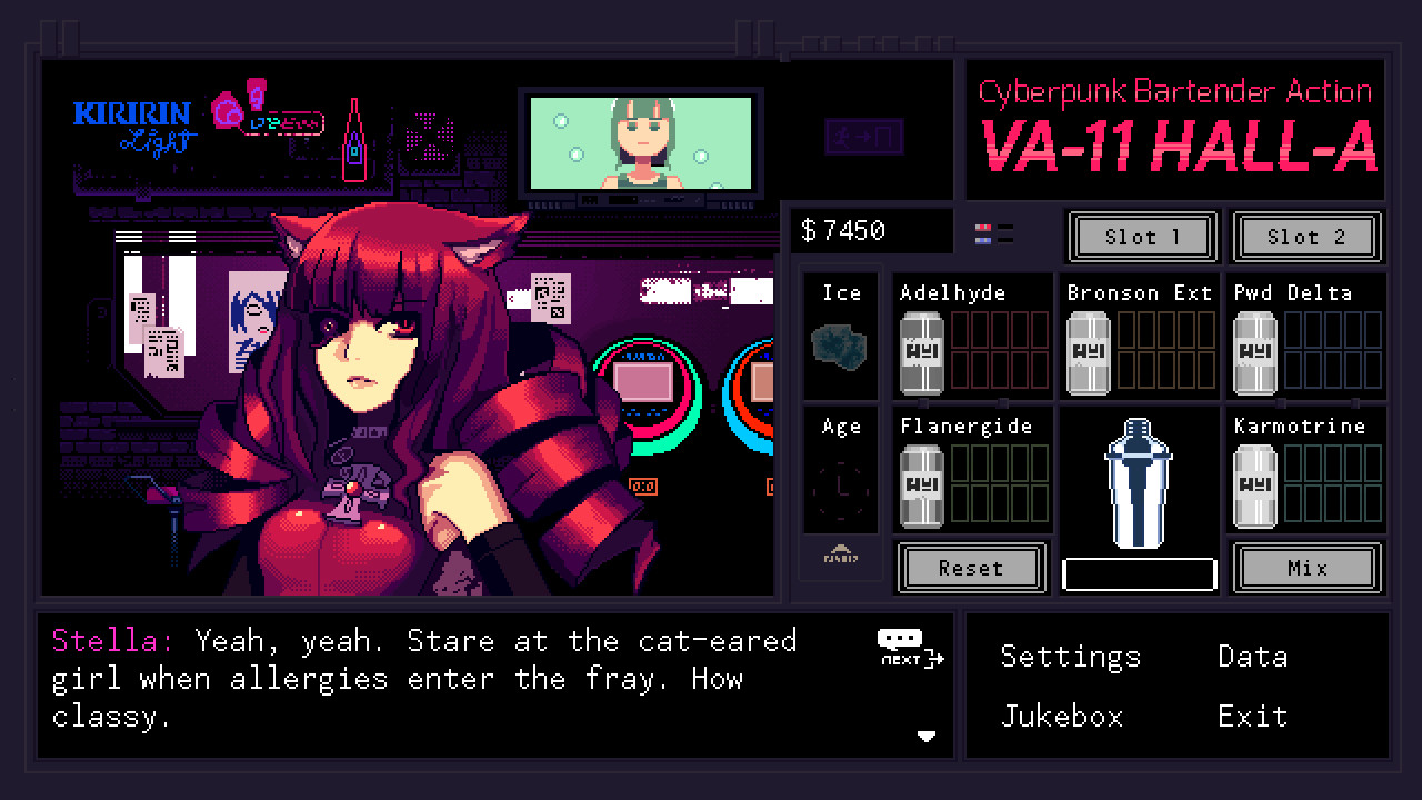 VA 11 HALL A Cyberpunk Bartender Action Setup Free Download